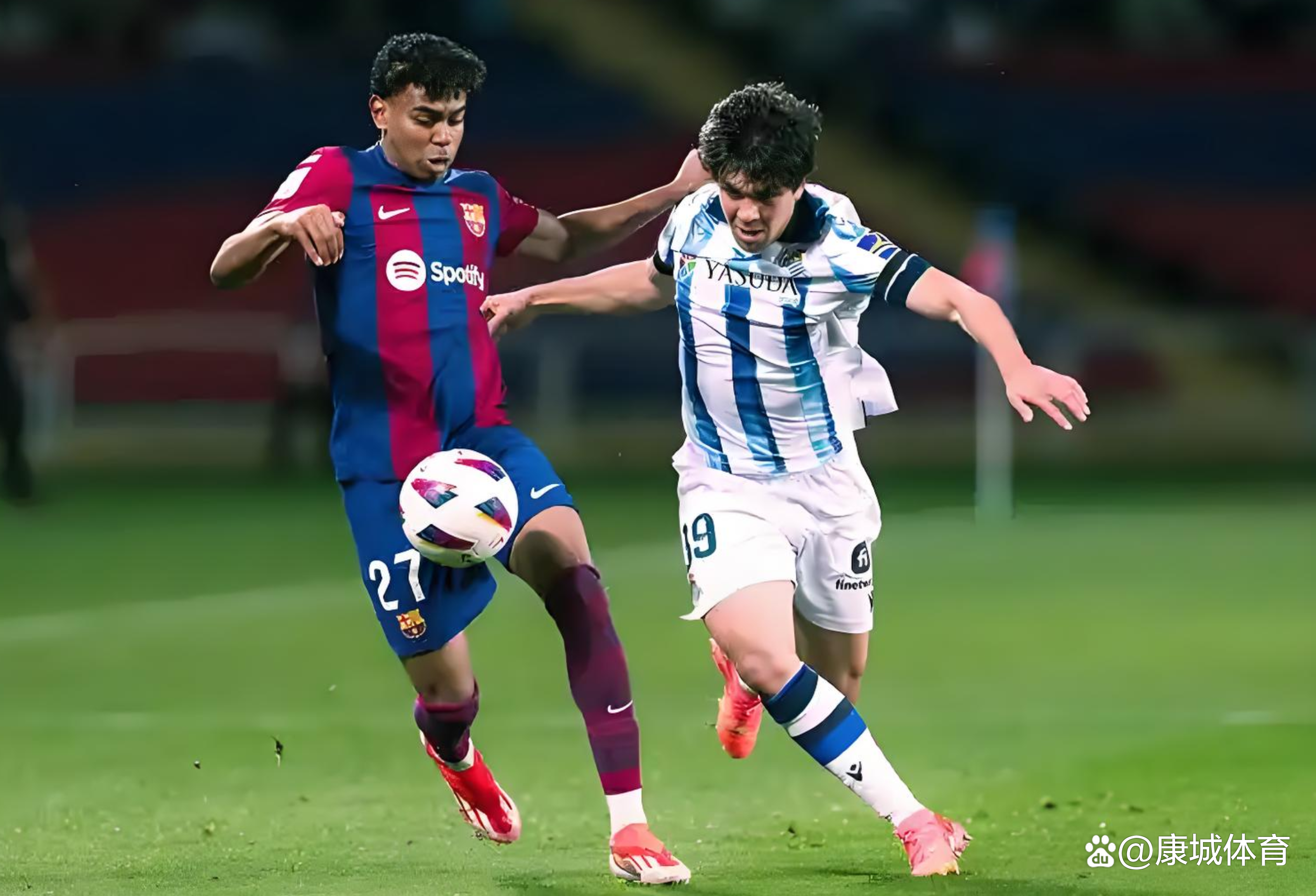 巴塞罗那主场涉险击败皇家社会